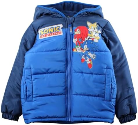 E plus M Sonic the Hedgehog & Spider-Man Winter Jacket Boys Long